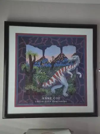 Dinosaur, Volcano Art