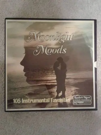 Readers Digest Moonlight Moods 8 Vinyl Record Set