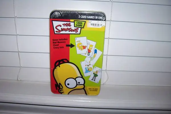 Simpson 3 in one Card Games in a Collectors Tin