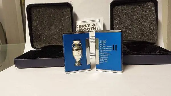 UEFA souvenir jet flame gas lighter. Limited Edition. New