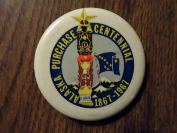 Alaska centennial pin.in Excellent  condition
