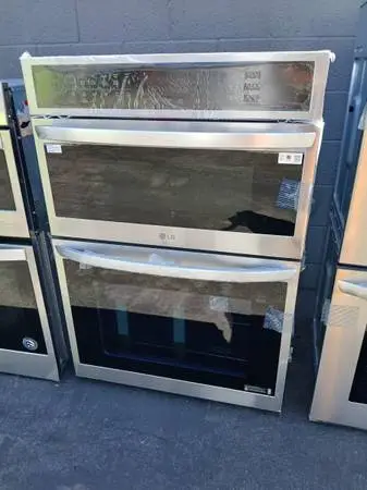 30 lg thinq stainless steel smart built-in microwave combo