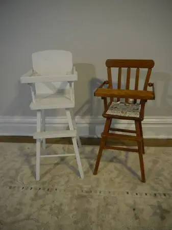 2- Doll High chairs