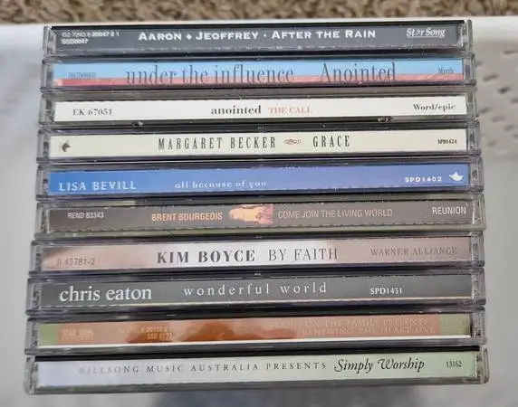 Christian CDs Variety All gently played. MAKE a list and MAKE an Offer