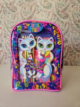 ROXIE & ROLLIE SIAMESE CATS LISA FRANK MINI BACKPACK