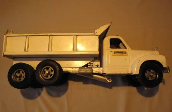 Vintage 50s Smith Miller Mack Metal Dump Truck