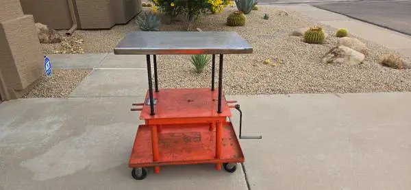 Economy Engineering Company 2000 Pounds Die Cart