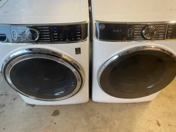 Ge washer and electric dryer delivered