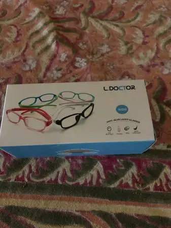 L.DOCTOR Blue Light Blocking Glasses Flexible Eyeglasses for Kids - Li
