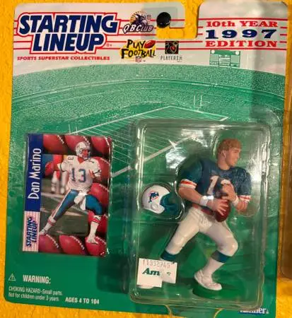 MIAMI DOLPHINS Dan Marino 1995, 1997 Starting Lineup figures $15 EACH