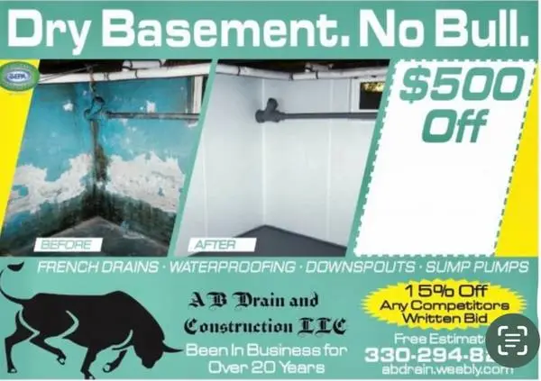 WET YARD OR BASEMENT? FRENCH DRAINS DOWNSPOUTS SUMP PUMP WATERPROOFING