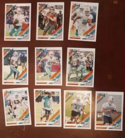 MIAMI DOLPHINS 2019, 2023-2025 Donruss card Team Sets. NFL Cards $7