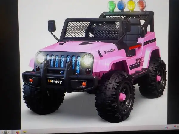 Battery Operated Kids Car - Pink