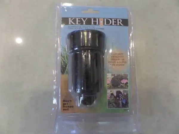 Key Hider - Sprinkler Head Shape, Black