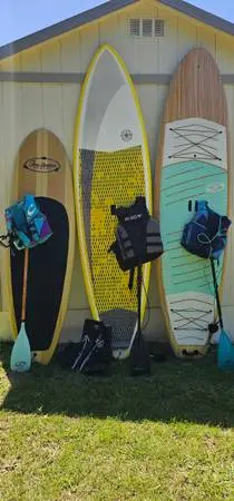 3 paddle boards