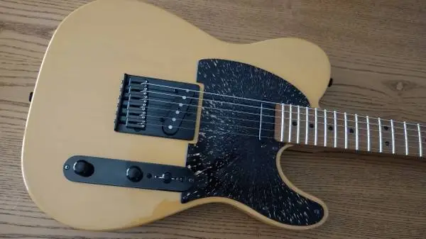 Fender Telecaster butterscotch trans body, Warmoth neck w HS case