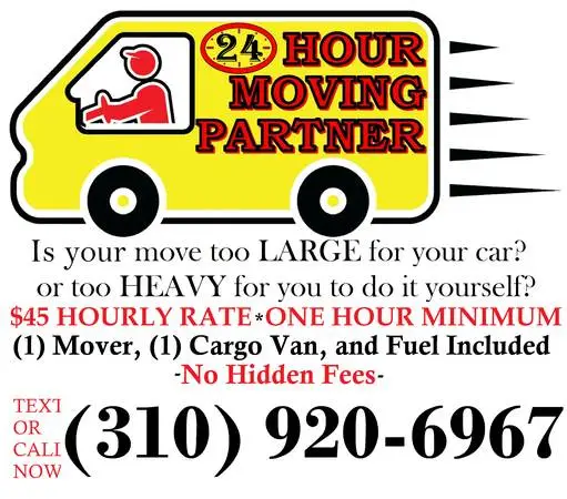 **$45 HOUR -ONE HOUR MINIMUM- SAME DAY- Two Movers $90hr