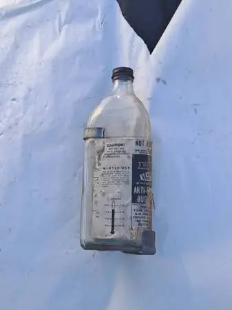 GM Kleer view windshield washer bottle antique