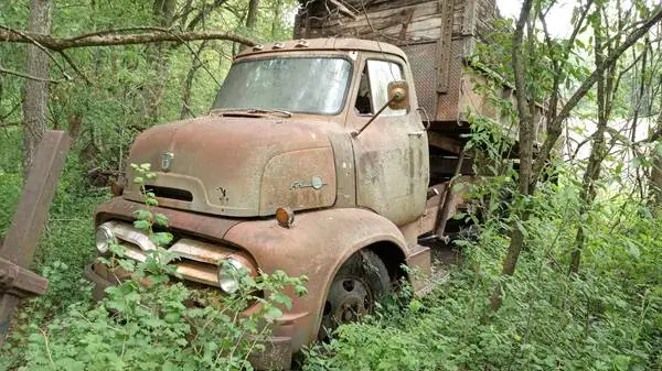 1955 Ford C600 COE Cabover Dump Truck