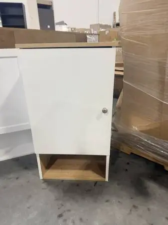 Tahanbath 28 Bathroom Storage Wall Cabinet With 3-Shelves 1-Door