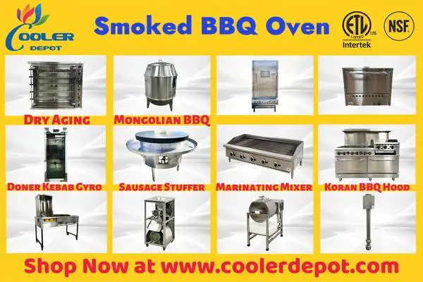 Kebabs & Cantonese BBQ Smoked BBQ Oven / Grill