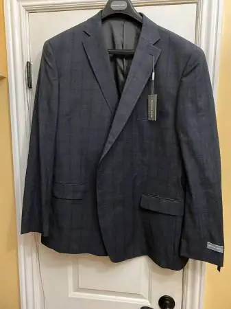 NEW WITH TAGS MICHAEL KORS GREY BLAZER JACKET SUIT 54L