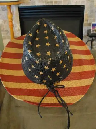US PATRIOTIC COWBOY HAT