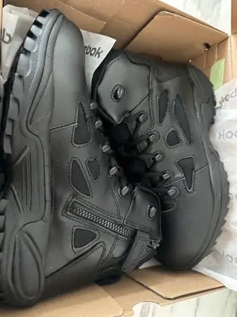 New Black Work Boots
