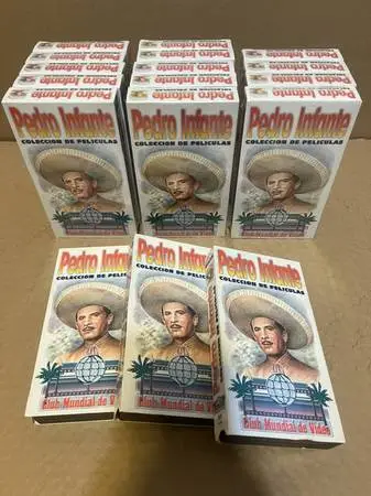 Pedro Infante (Spanish) VHS 17 tape set