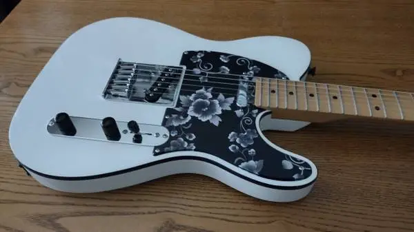 Fender Telecaster partscaster pearl white w binding USA pickups