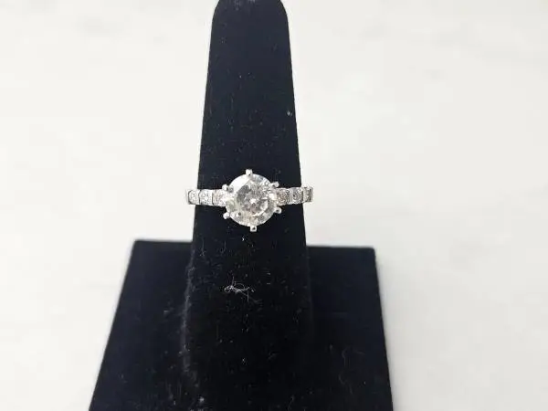 1 7/8 carat diamond engagement ring