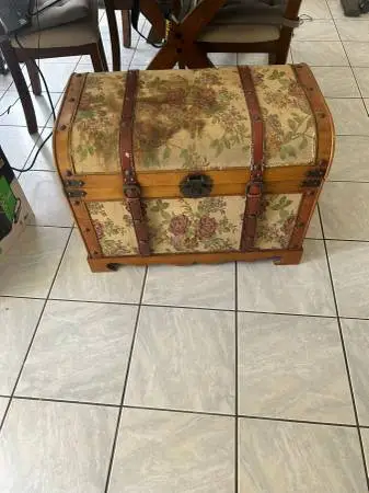 antique steamer trunk