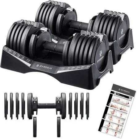 NEW IN BOX! (2) Adjustable Dumbbells