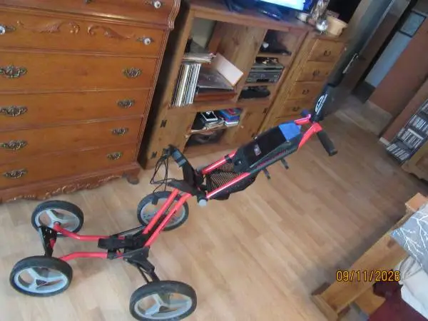 Really Nice 4 Wheeled Golf Push Cart