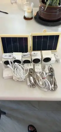 Wyze cameras and solar panels