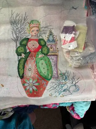 Russian doll christmas stocking kit