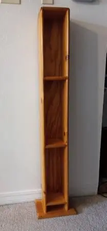 Hand Made Solid Wood CD Tower Stand