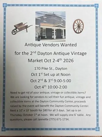 🧡 VENDORS WANTED! 🧡 🏺 2nd Annual Dayton Antique & Vintage Market 🏺