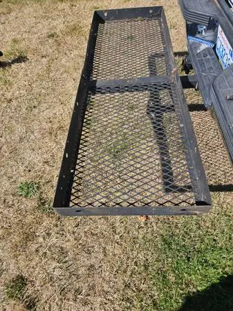 Standard hitch attached cargo carrier.