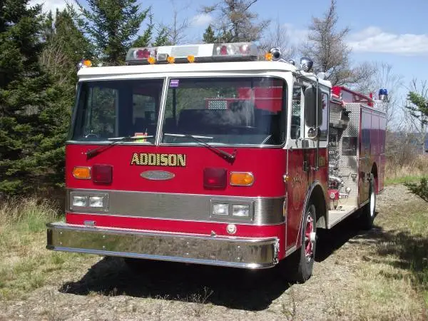 1984 Pierce Arrow Fire Truck Pumper Engine 8v71 diesel allison auto