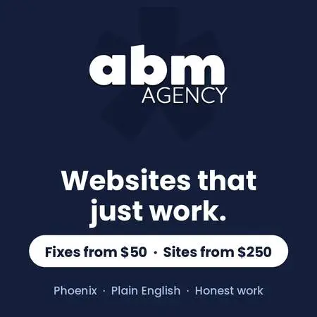Phoenix Web Help for Businesses – Fixes from $50, Websites from $250