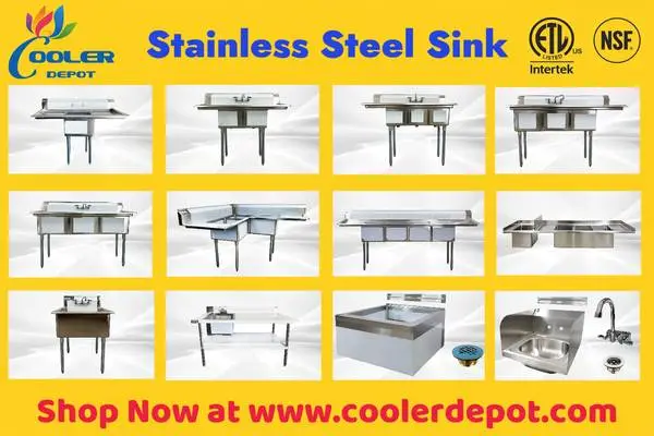 1 2 3 4 Compartment Stainless Steel Sink Hand Mop Sink Faucet