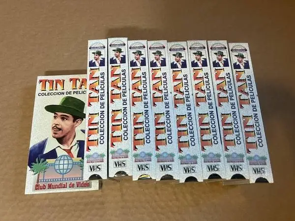TinTan VHS (Spanish) 9 tape set