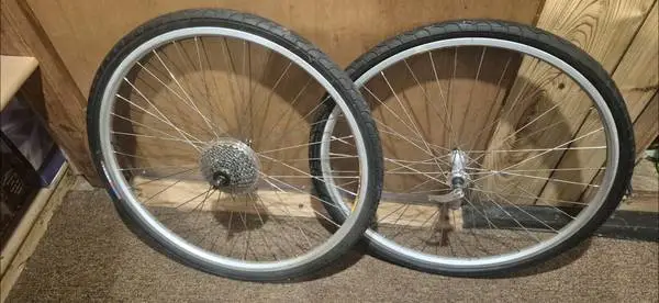 Weinmann Wheels Set with Cassette, Tires, Tube