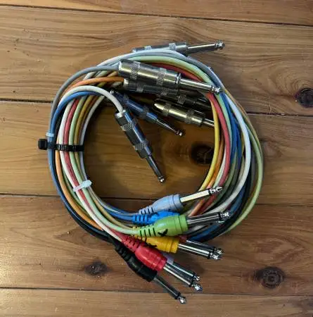 Patch Cables, 1/4 and RCA - Various lengths