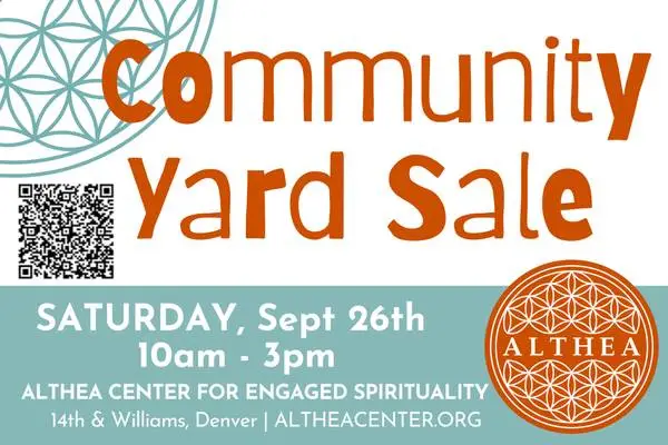 Join Us - Community Yard Sale 9/26
