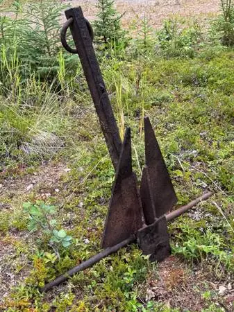 Heavy duty, steel anchor