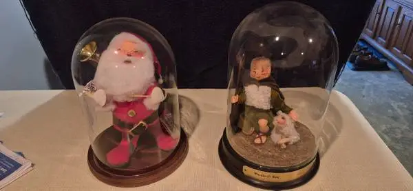 Annalee Santa and Shepherd Boy