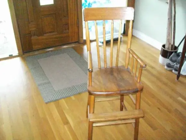 antique high chair - table chair