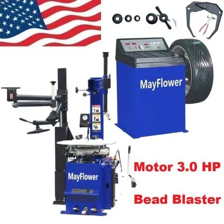 3.0 HP Automatic Tire Changer Wheel Changers Machine Rim Balancer Comb